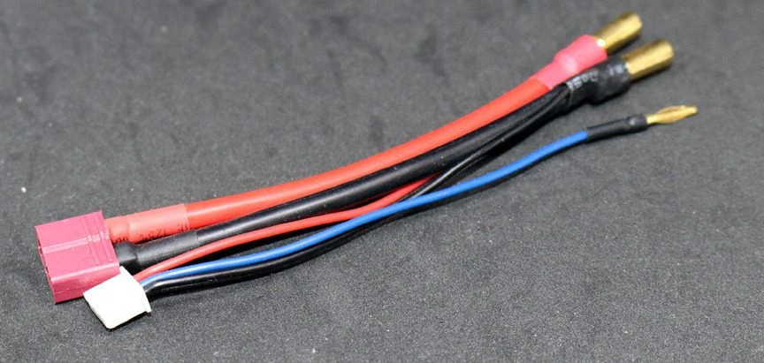 2S 5mm Bullet Banana to Deans Female T-Plug LiPo Charge Balance Harness & JST-XH